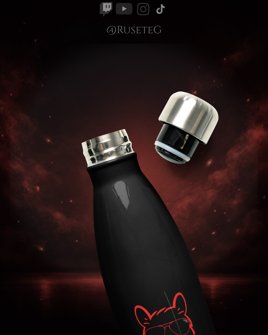 Botella de Acero Inoxidable – Tommy Red