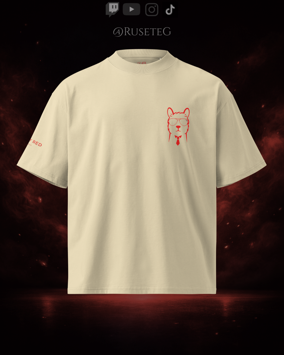 Camiseta Oversize - Tommy Red