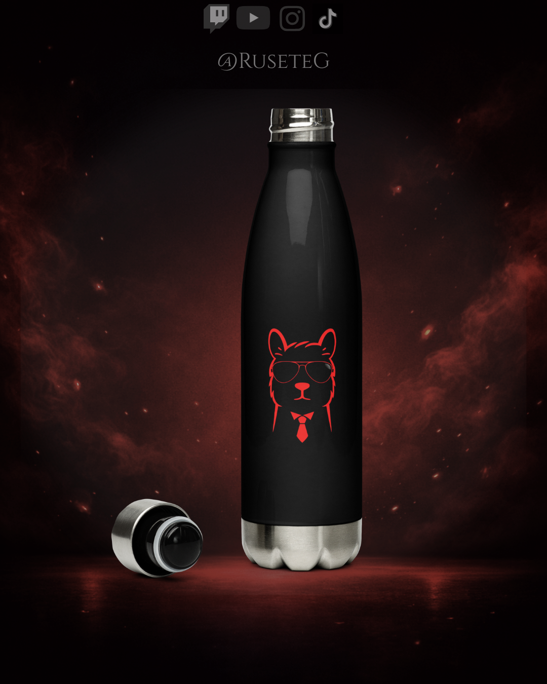 Botella de Acero Inoxidable – Tommy Red