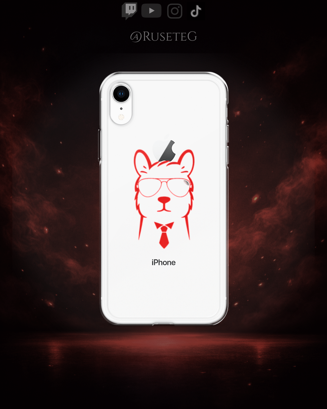 Carcasa Transparente – Tommy Red