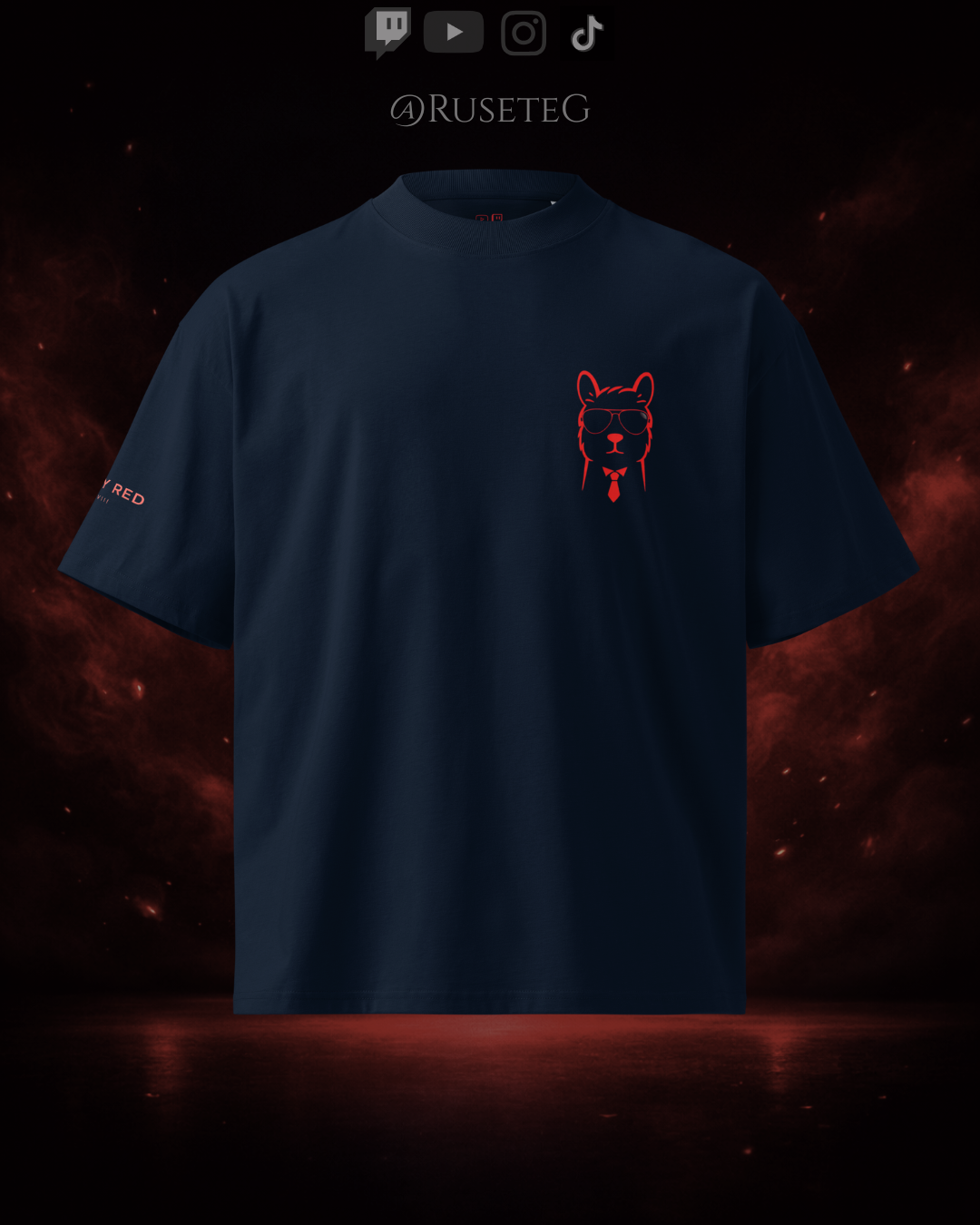 Camiseta Oversize - Tommy Red