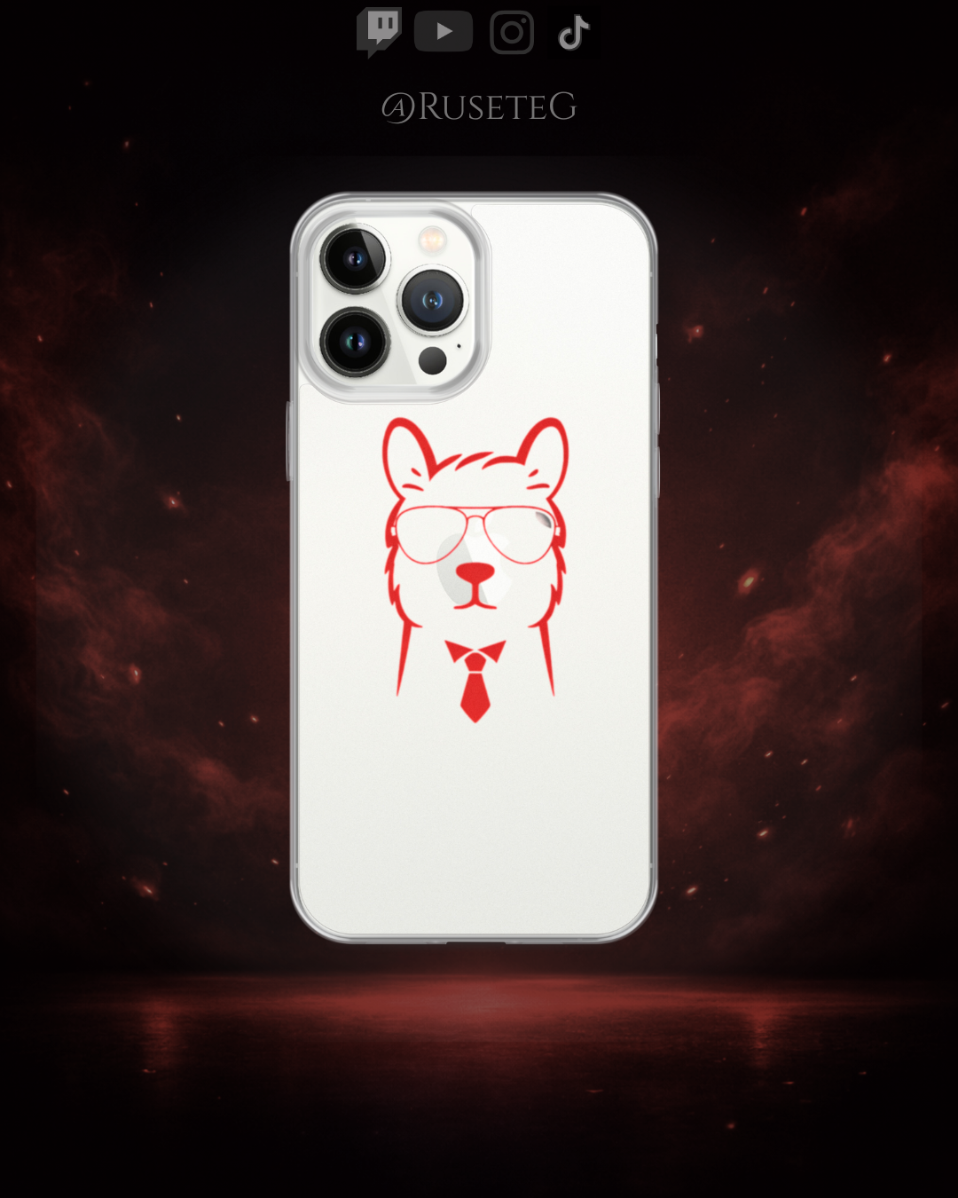 Carcasa Transparente – Tommy Red