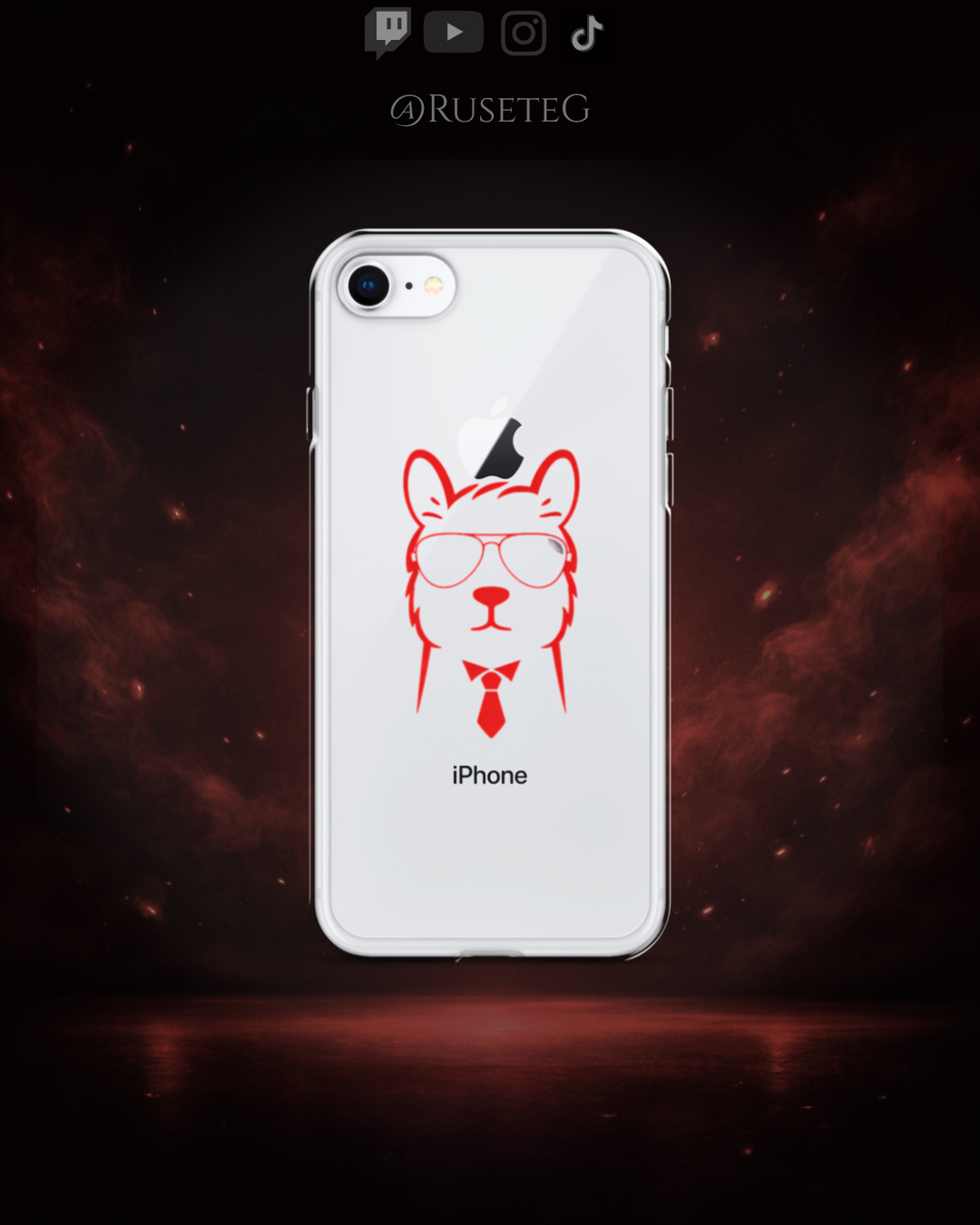 Carcasa Transparente – Tommy Red