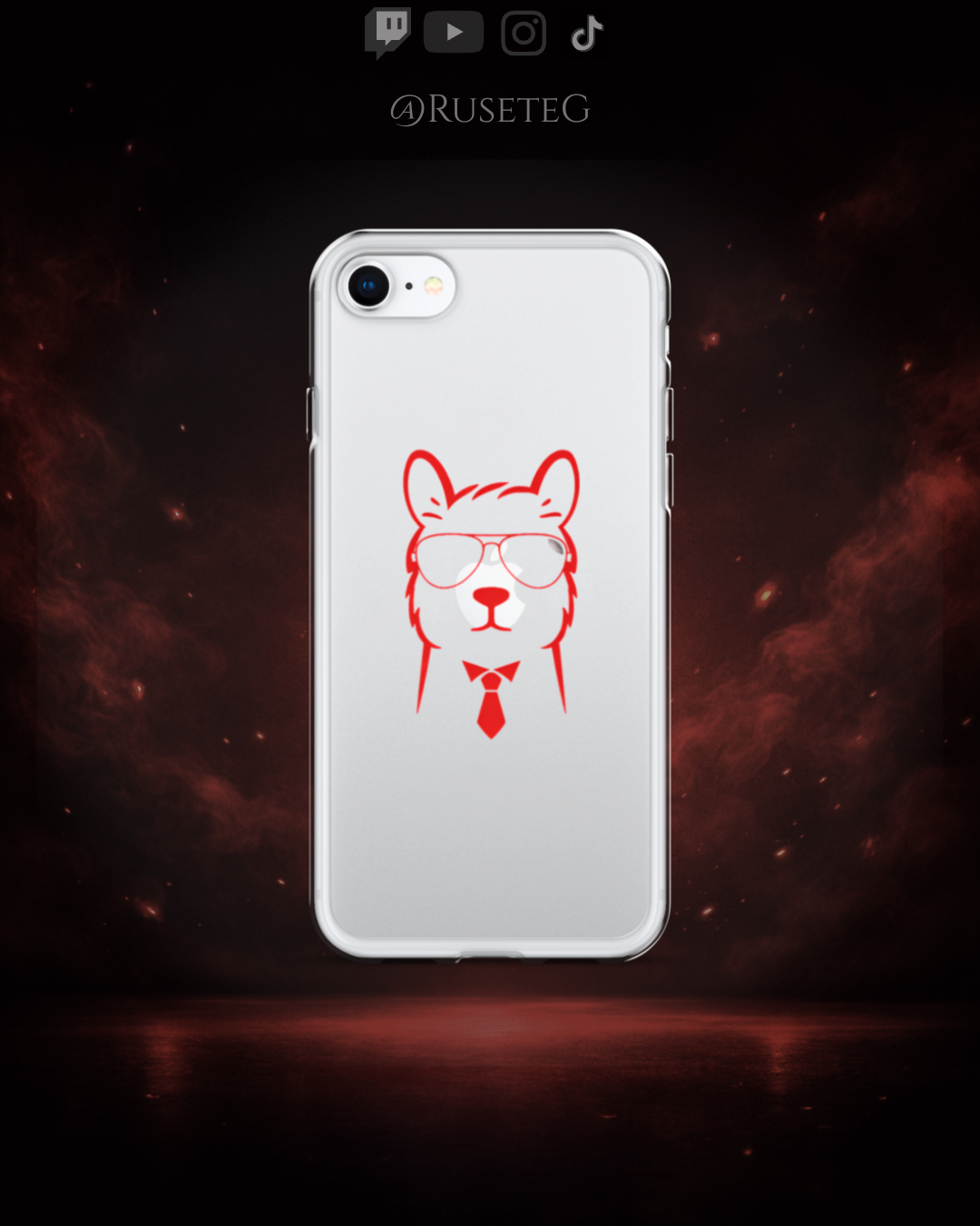 Carcasa Transparente – Tommy Red